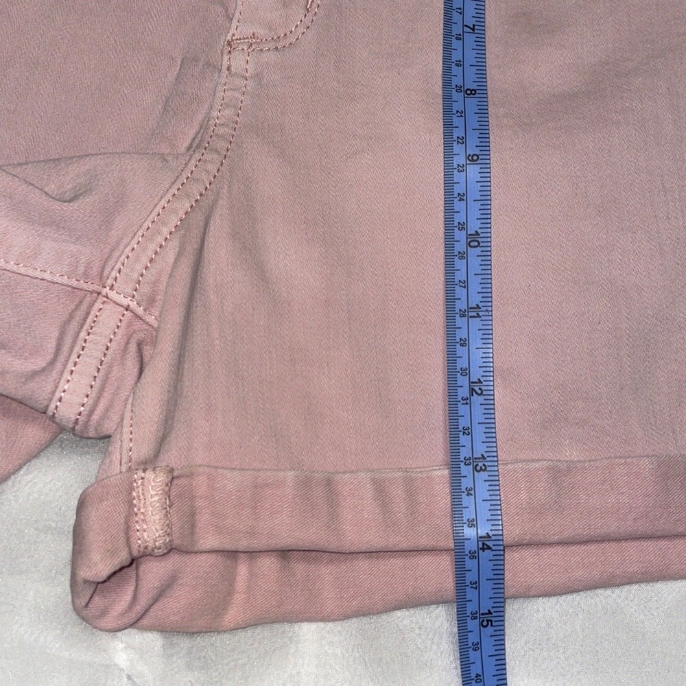 Universal Thread High Rise Midi Rolled Up Hem Jean Shorts Size 16 - Picture 9 of 11